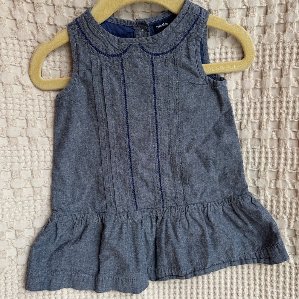 GAP Chambray Dress 6-12 months